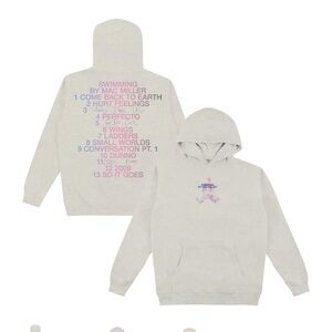 Mac Miller Swimming Gradient Heavyweight Hoodie Offical Merch Size Small